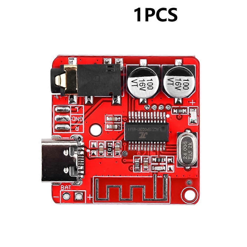 Bluetooth Audio Receiver Board Bluetooth 5.1 MP3 Lossless Decoder Micro USB 3.5mm Audio Output Amplifier Module Type-C 3W