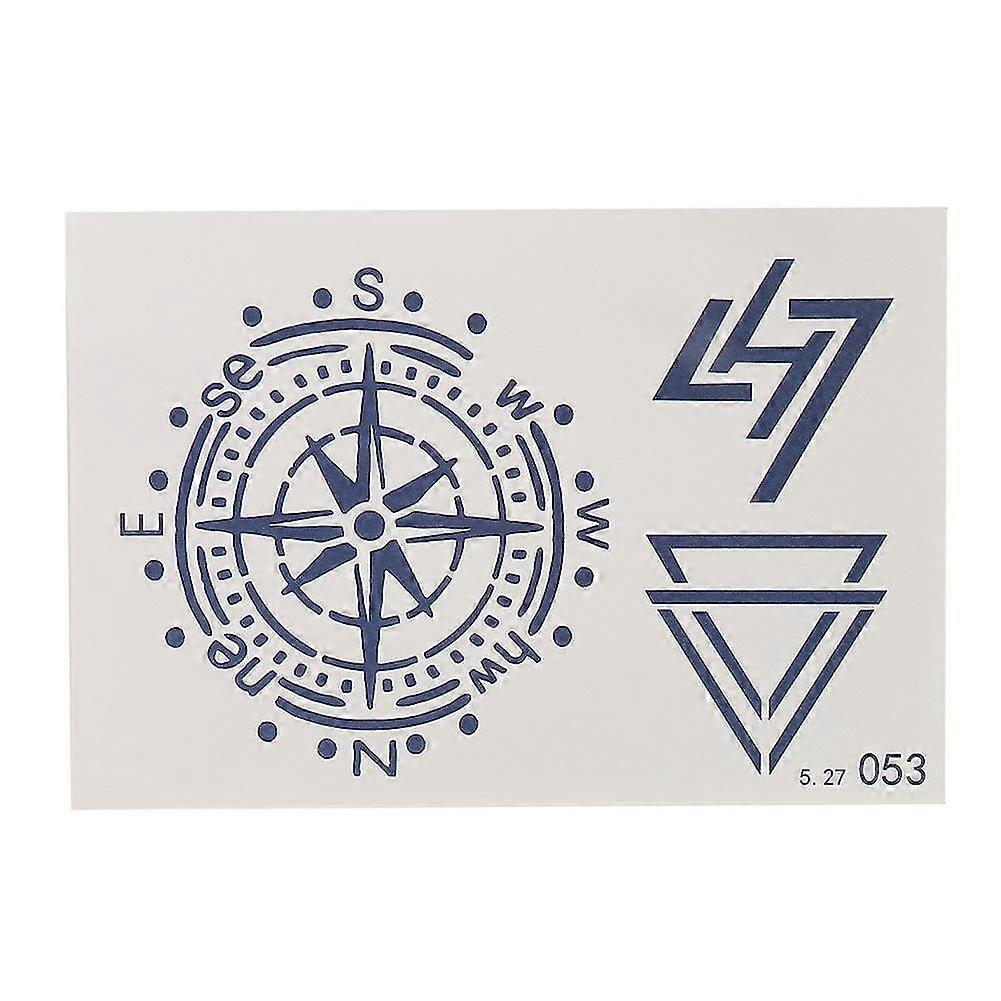 Waterproof Long Lasting Self-adhesive Tattoo Sticker Temporary Tattoo Pattern Template 053#