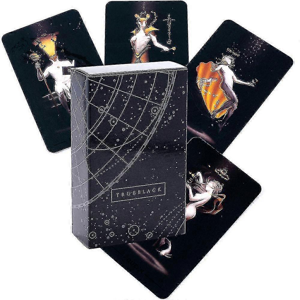 Uta True Black Tarot Karten Deck Tarot Karten für Anfänger Hohe Qualität A