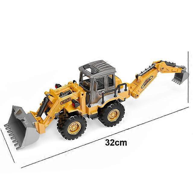 حفارة لعبة بوي شاحنة Diecasts عربات جرار صغير جرافة تفريغ نماذج المركبات الهندسة للأطفال سبائك مزرعة + هدايا بلاستيكية