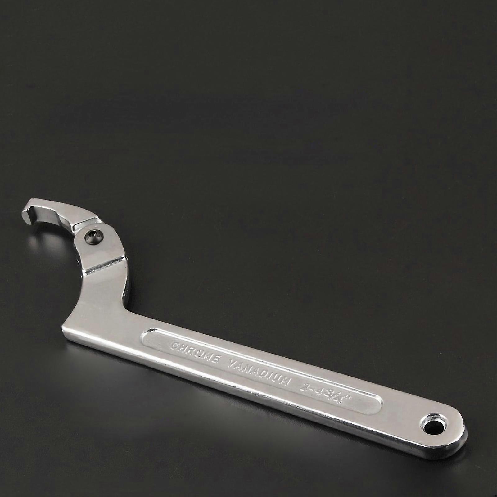 Adjustable Multifunctional Hook Wrench C Shape Movable Head Spanner Hand Repair Tool 3/4-2in