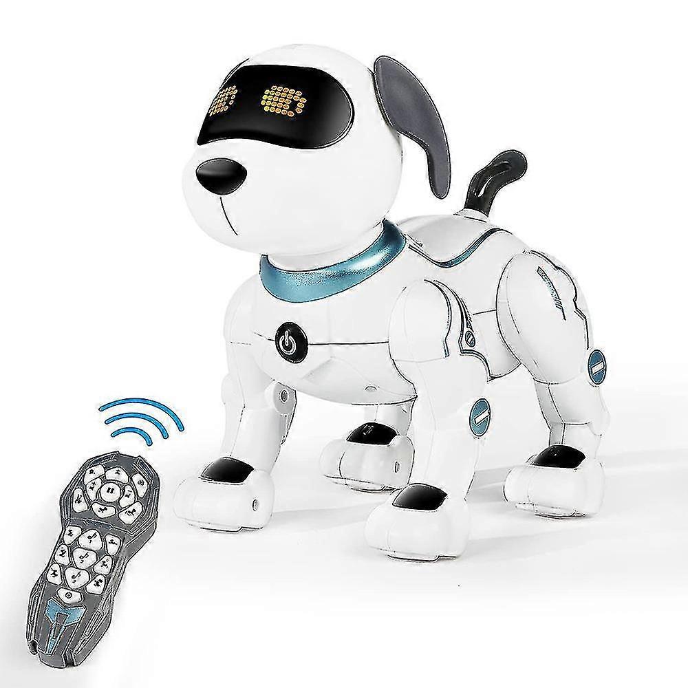 Remote Control Robot Dog Toy RC Stunt Dog Robot Toy for Kids Interactive & Smart Dancing Robot Electronic Pet Toy