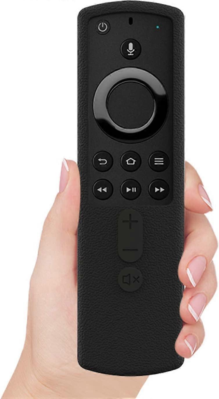 Protective Cover for Alexa Voice Remote Control Compatible with Fire TV Stick 4K Ultra HD Remote Control Case Non-Slip Silicone Protective Cover Anti-