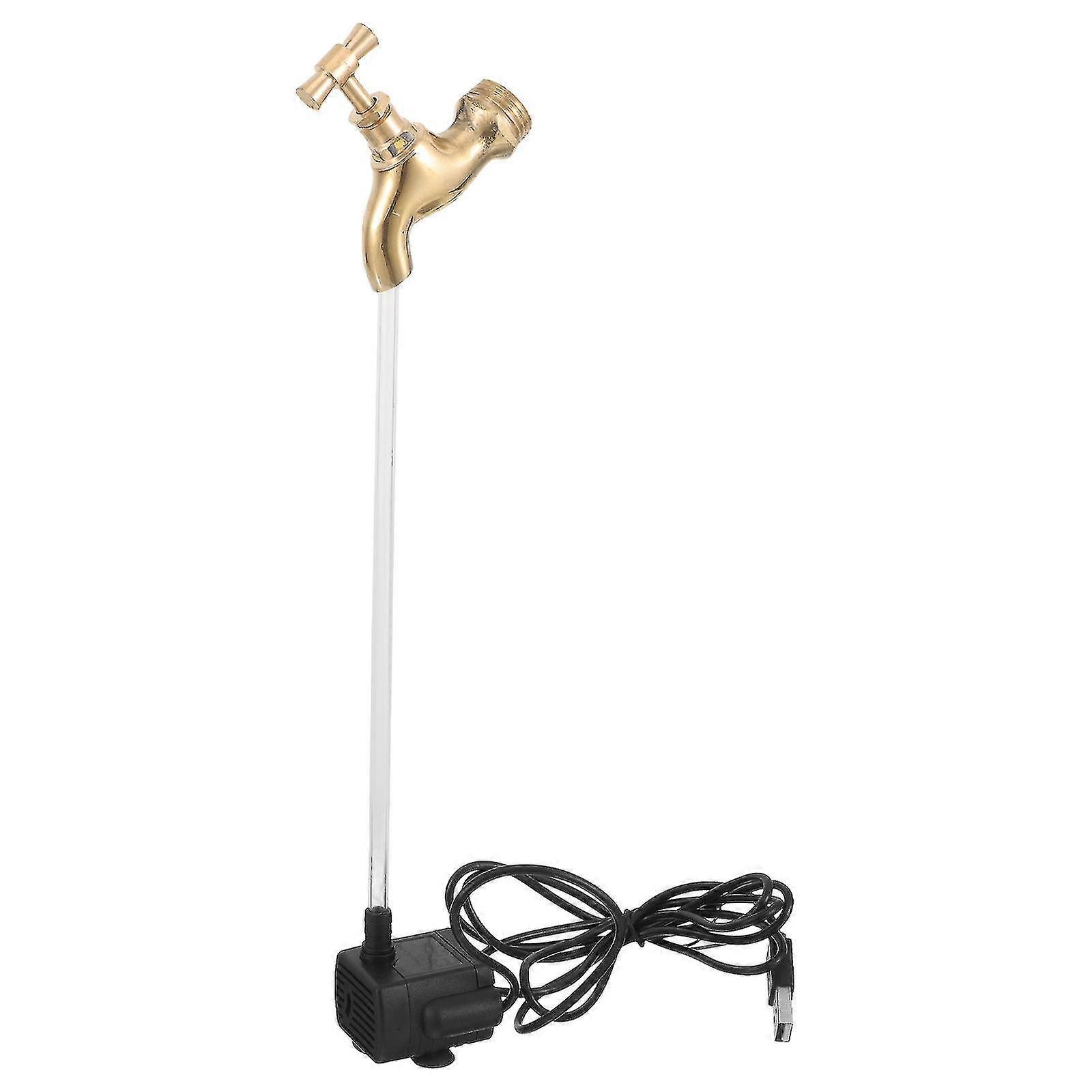 1 Set Invisible Flowing Spout Fountain Outdoor Floating Faucet Fountain Garden Floating Tap Fountain-FCY
