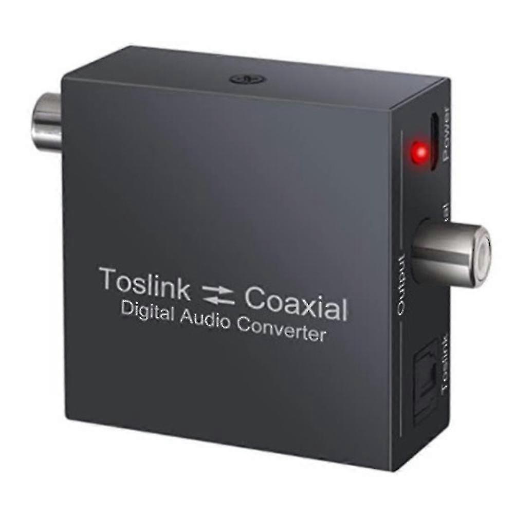 Optical Coaxial Converter, Bi-directional Toslink Spdif to Coaxial and Coaxial to Toslink