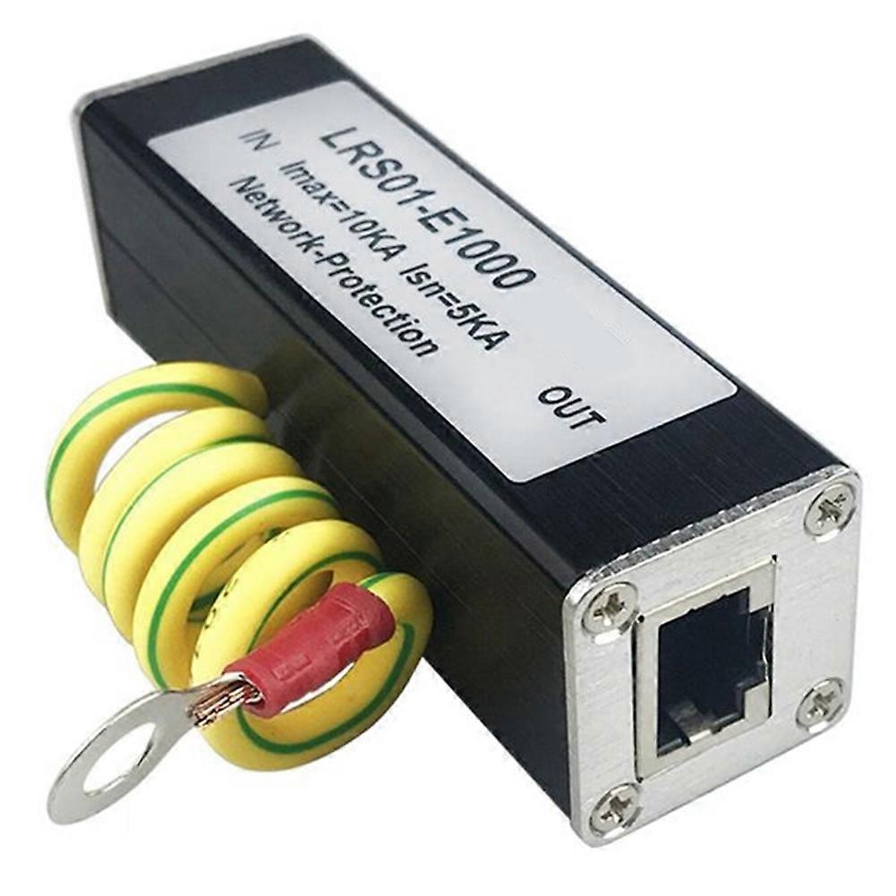 POE 1000M Network Protector POE 1000M Monitor Camera Surge Protector RJ45 Gigabit Ethernet Protecti