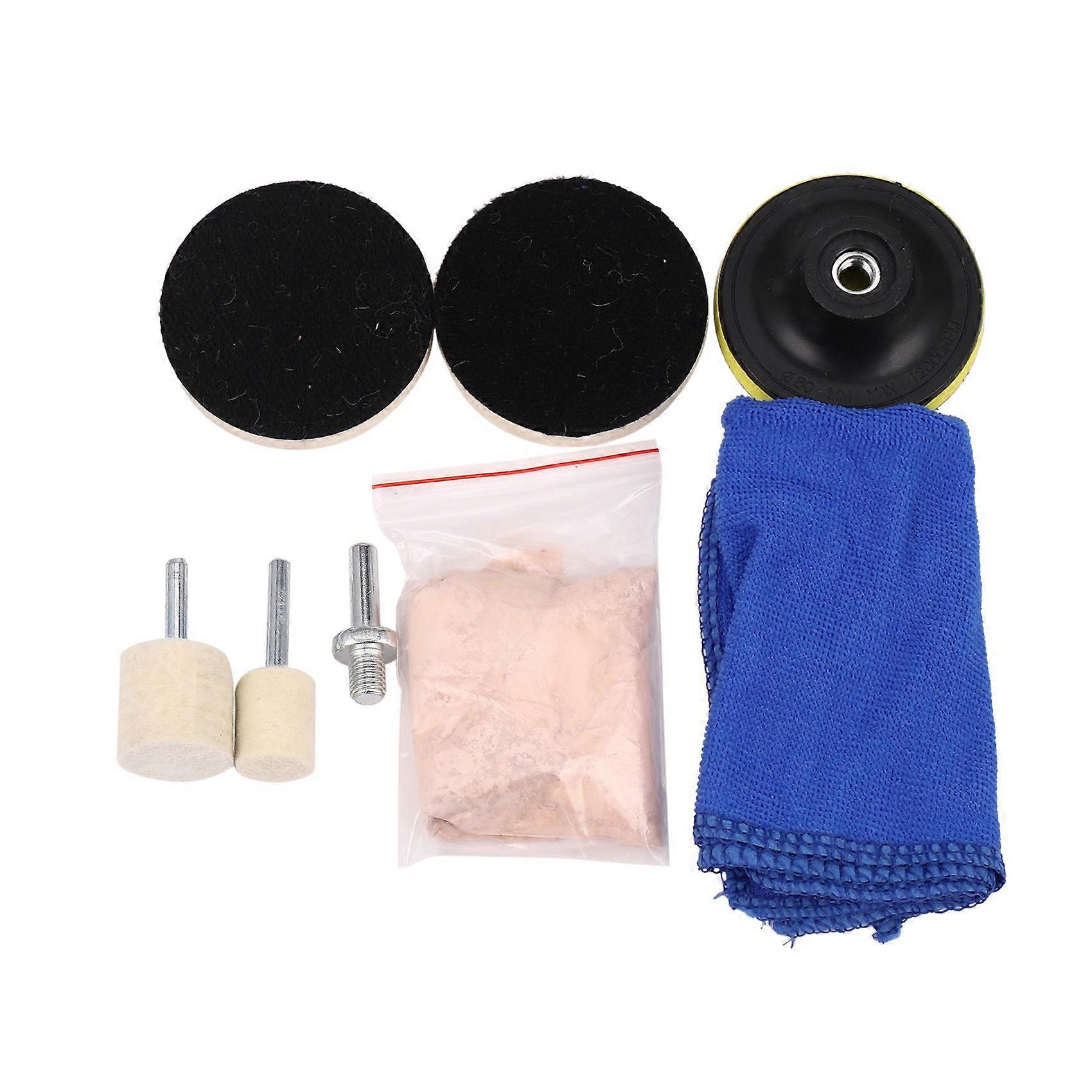 8Pcs Car Windshield Scratch Repair Polishing Kit