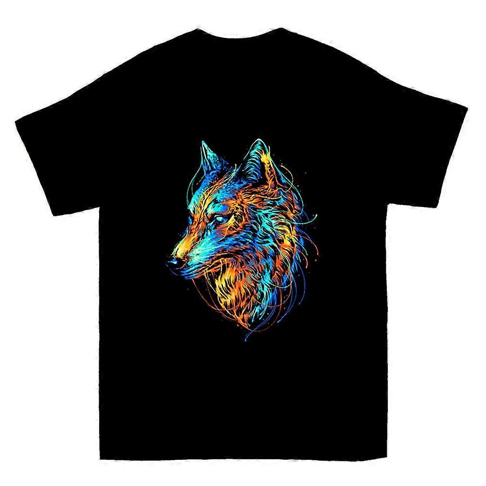 Colorful Wolf T-shirt
