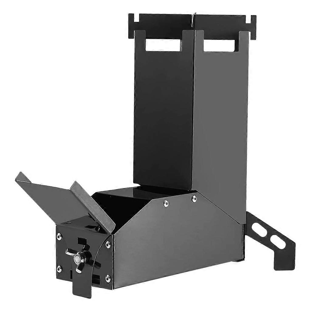 موقد التخييم قابل للطي الخشب حرق الفولاذ المقاوم للصدأ نزهة موقد صاروخ شواء