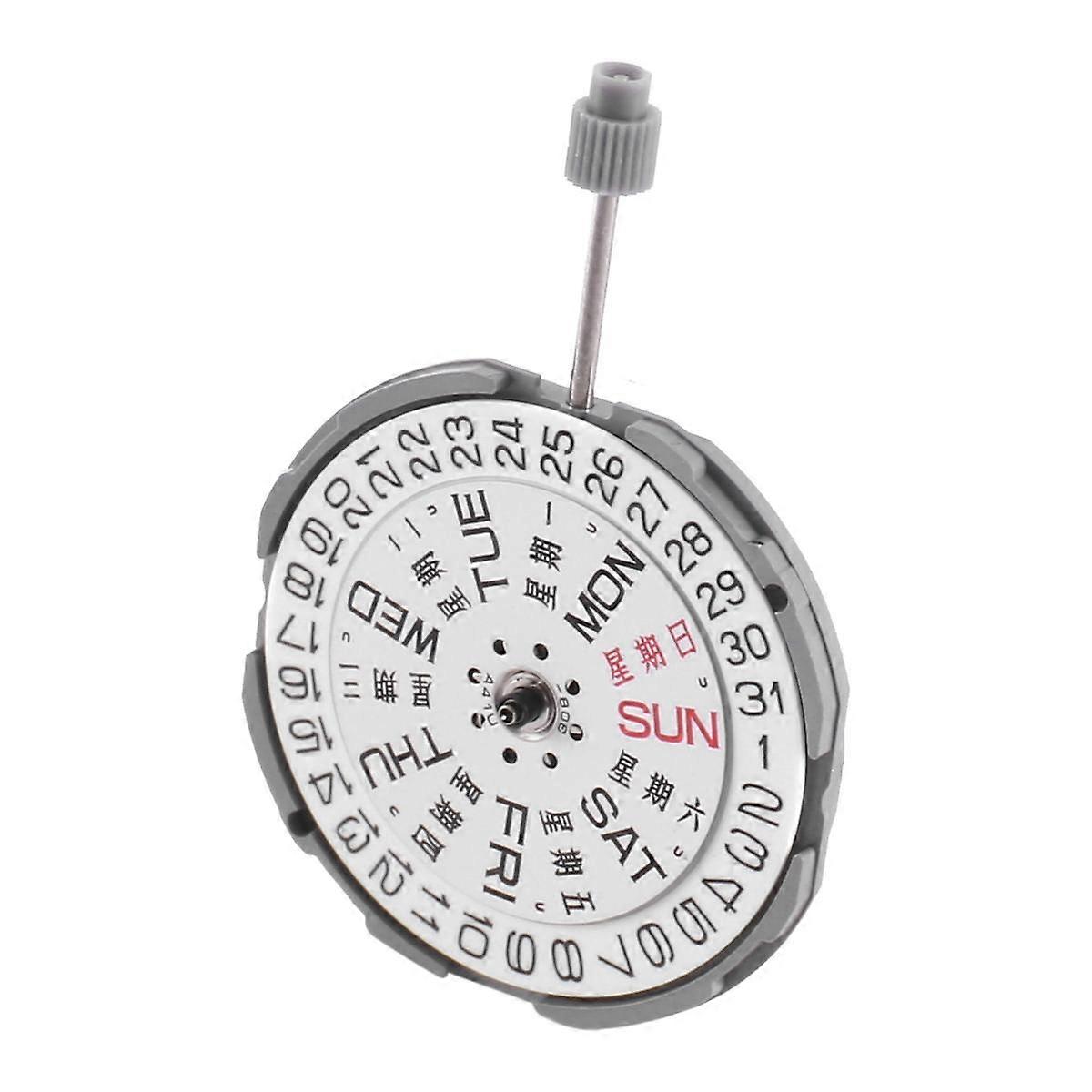 3 Hands Date 3 Metal Quartz Watch Movement with 065-543 Stem Replacement Parts for Miyota GM02 GM00 Movement