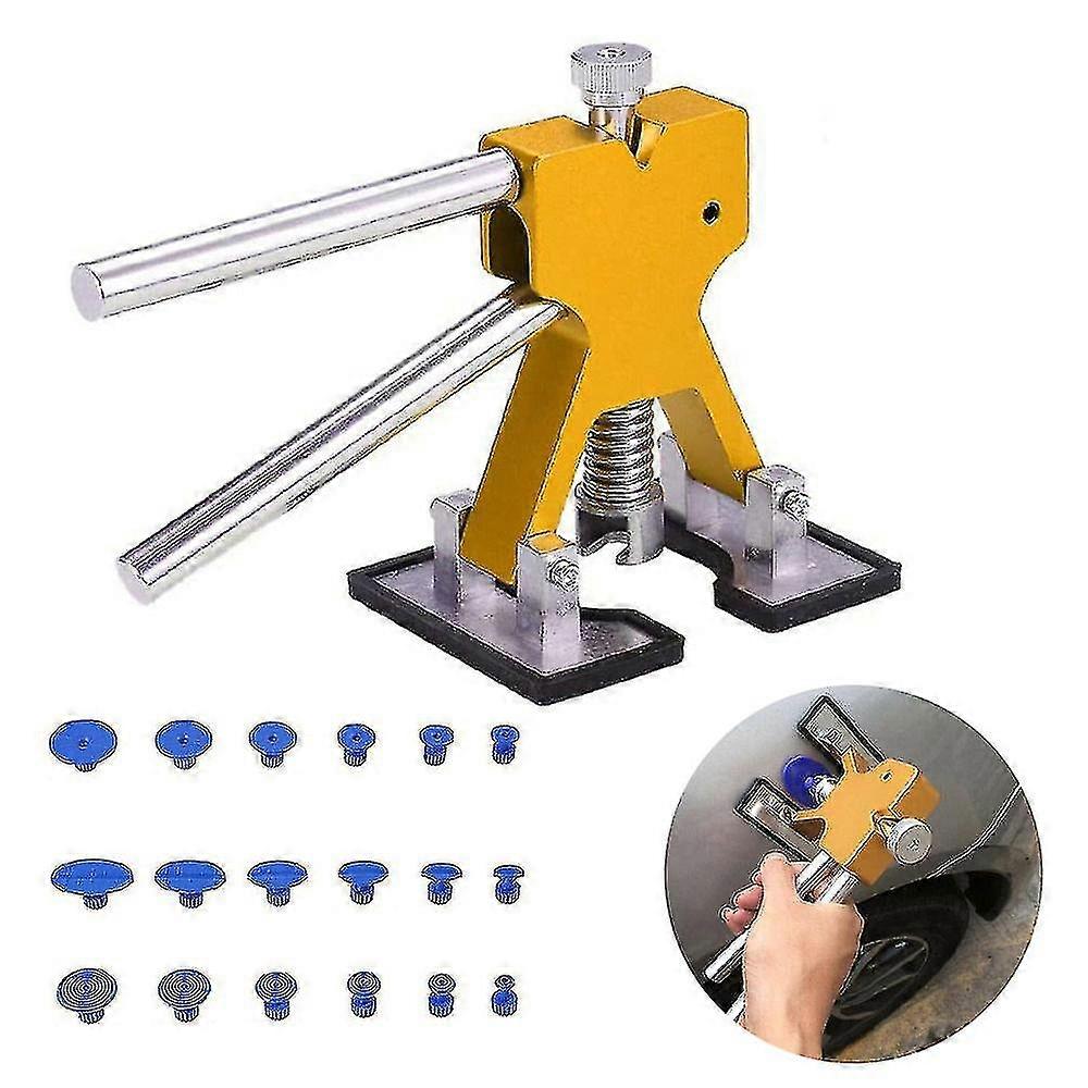 Auto Dent Rep Kit Car Less Dent Lifter Puller With 10/12/18/22 Tabs Hail Removal Tool