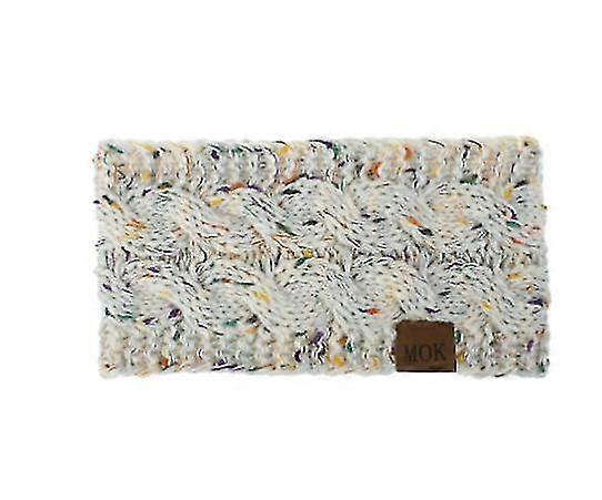 여성용 겨울 머리띠 양모, 여성용 이어 워머 머리띠 니트 두꺼운 양털 안감, 겨울 따뜻한 귀마개