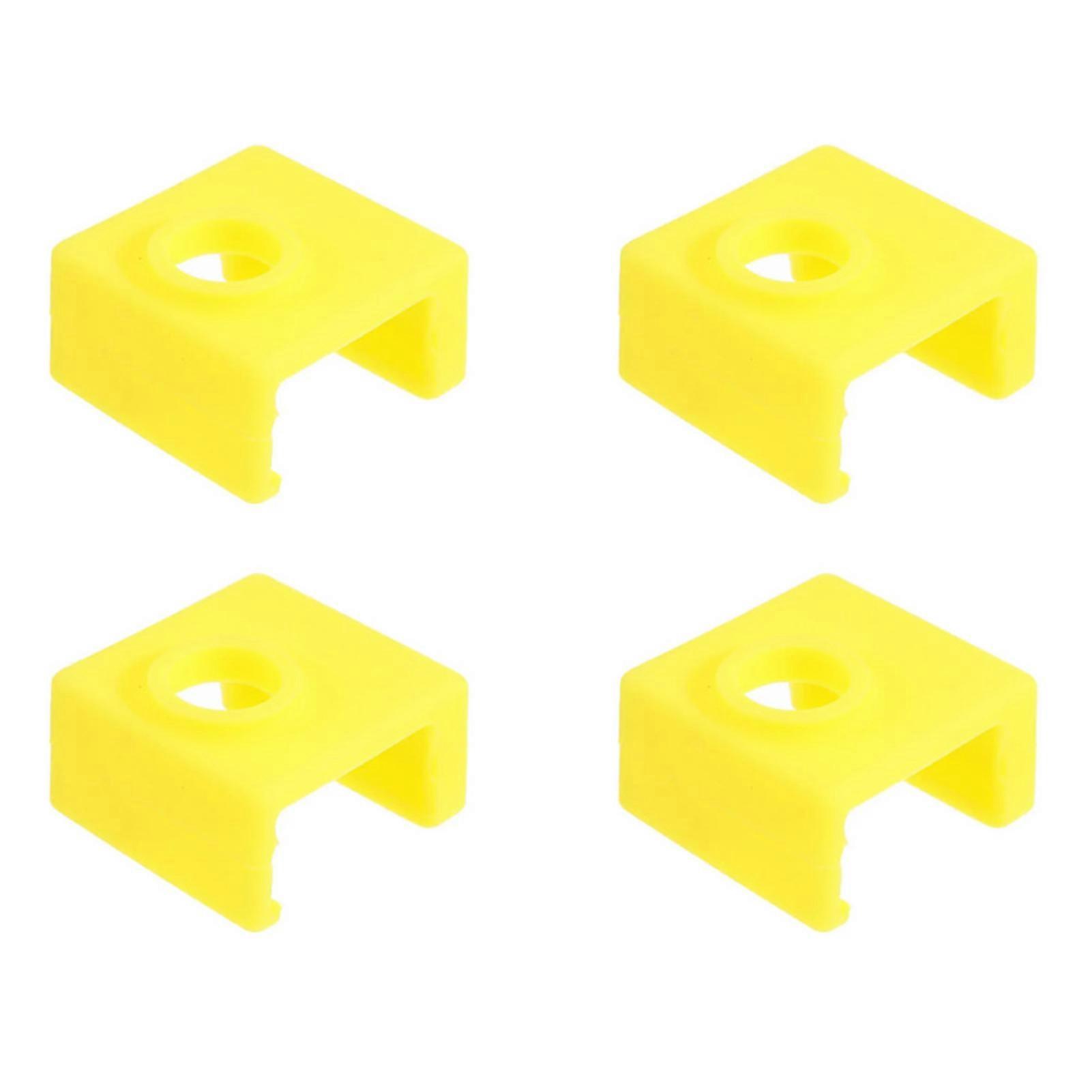 3D Printer Heat Block Silicone Cover Case MK8 Hotend Extruder Silicone Insulation Socks Compatible with Creality Ender 3 Ender 3 Pro Ender 5 CR-10 10S