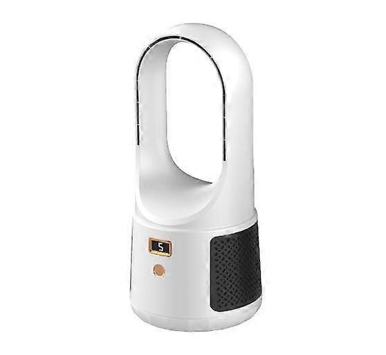 New USB Rechargeable Desktop Electric Fan Strong Small Refreshing Comfortable for Summer Office Mute White Electric Fan