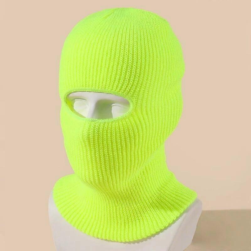 Candy Colors Keep Warm Unisex Single Hole Balaclava Beanie Autumn Winter Outdoor Solid Color Men Women Ride Ski Mask Skull Caps