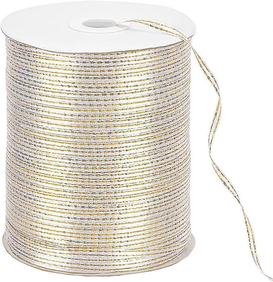 Polyester Ribbons White 1/8 inch(3mm) about 870.00 Yards(795.53m)/Roll