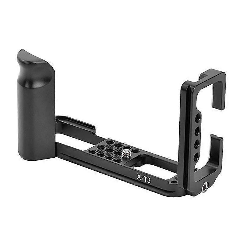 Hand Grip Quick Release L Plate/L Bracket for Fuji X-T3 XT3 Digital Camera with 1/4 inch Thread Screw CNC Metal Board