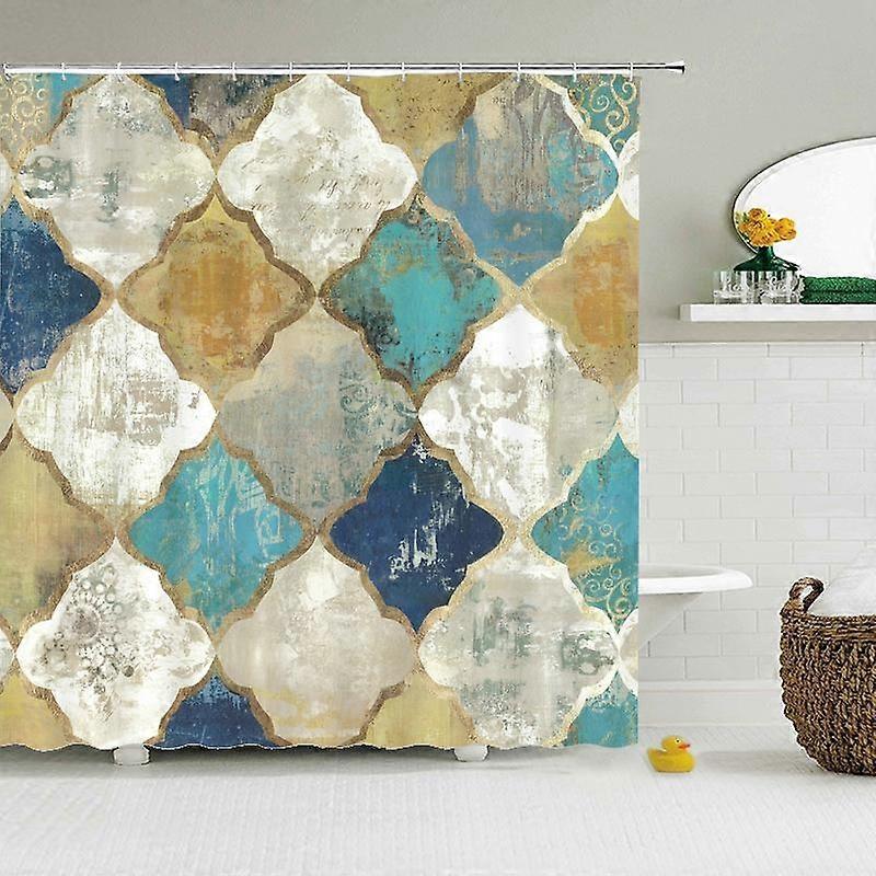 Badrum duschdraperi design stil - 406