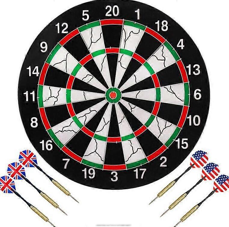 18-inch Flocked Dart Set With 6 Magnetic Darts Indoor Safety Toys