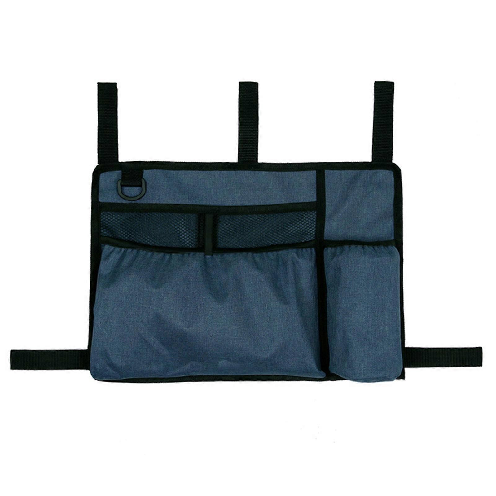 Storage Bag Portable Reusable Durable Convenient with Multi Pockets Wear-resistant Oxford Cloth Rollator Attachment Handicap Basket Pouch Daily Use