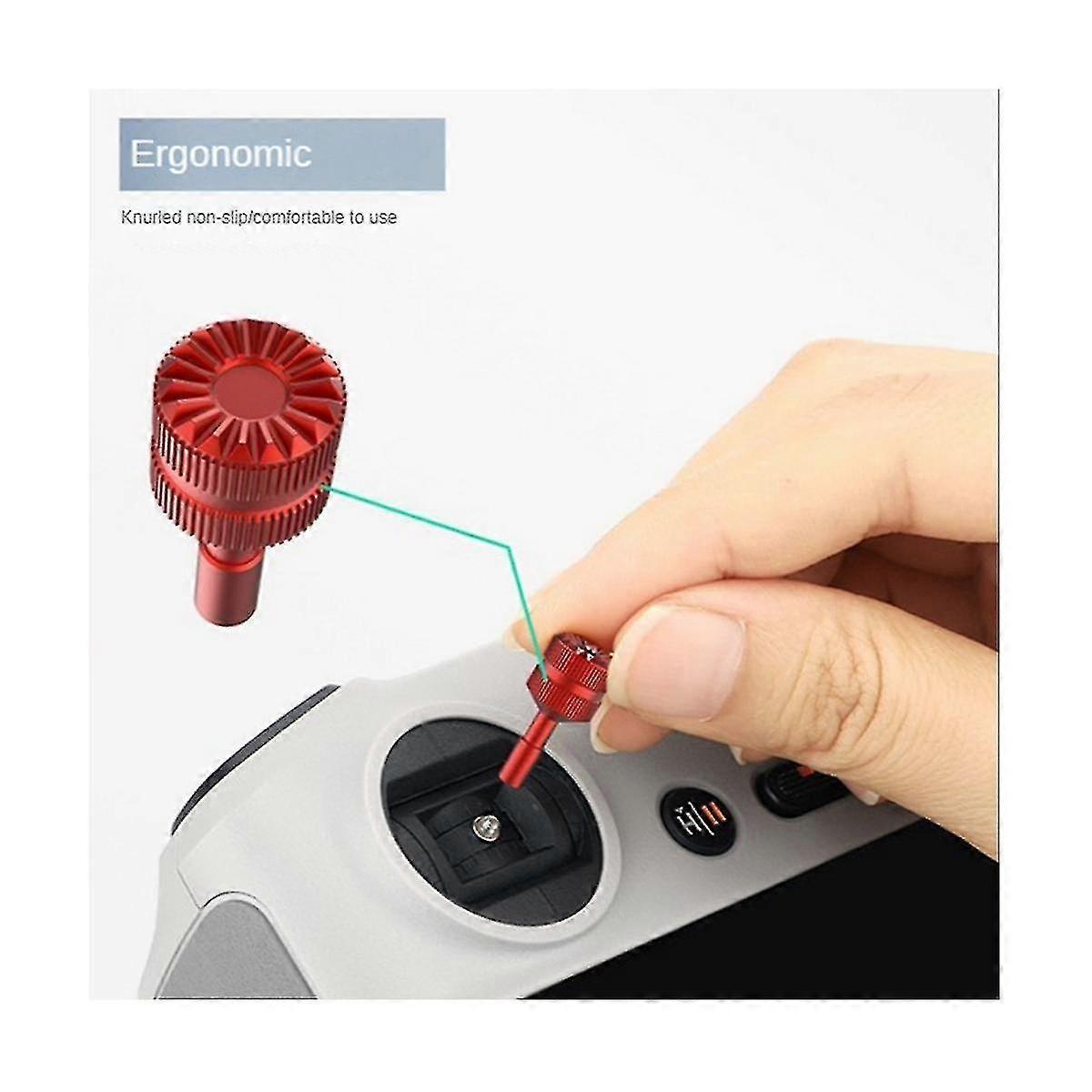 1 par Rc Controller Replacement Thumb Rocker Joystick Spare para Mini 3 Pro Accesorio, rojo B