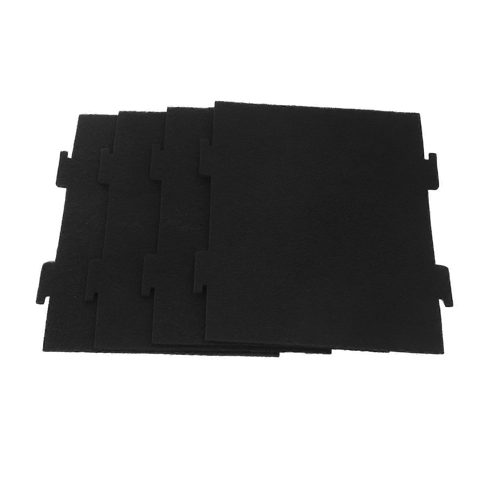 4 Pack Charcoal Filter Sheets Activated Carbon Filter Cotton Replacement for WML55011 Microwave Oven 