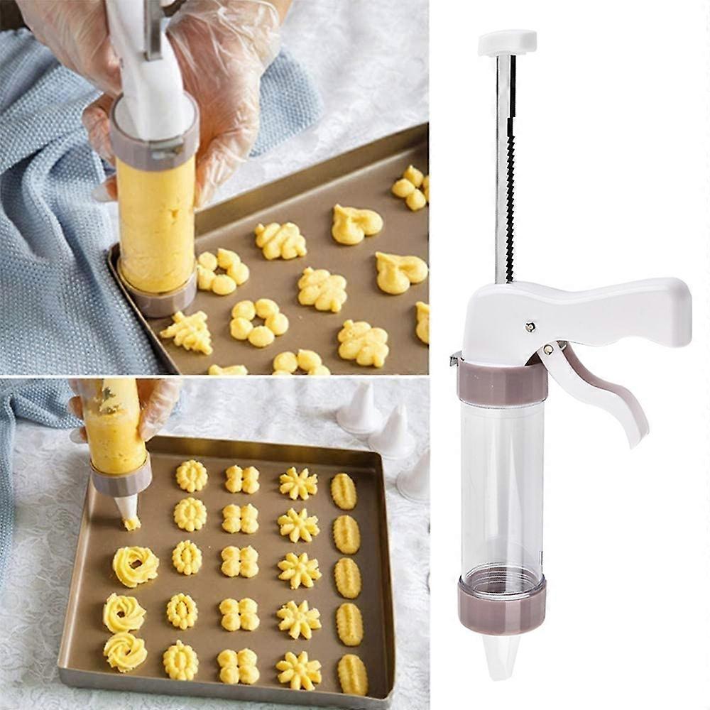 DIY Cookie Press Kit - Cookie Press Making Guns Biscuits Cake Mold Cookie Press Maker Machine Bakeware Tools