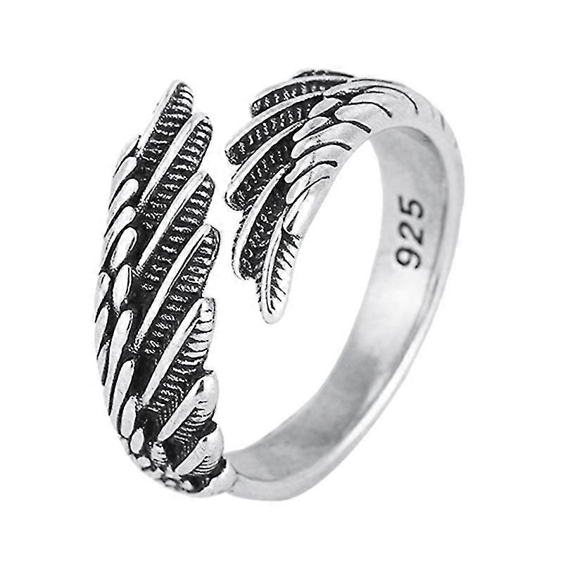 Feder Ring Einstellbare Engel Flügel Ring Mode Schmuck für Valentinstag Geschenk