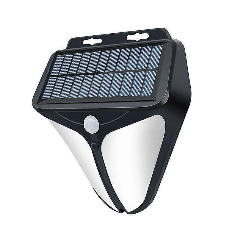 Solar Alarm LED Light Wireless Motion Sensor Garden Security Strobe Lamp Outdoor