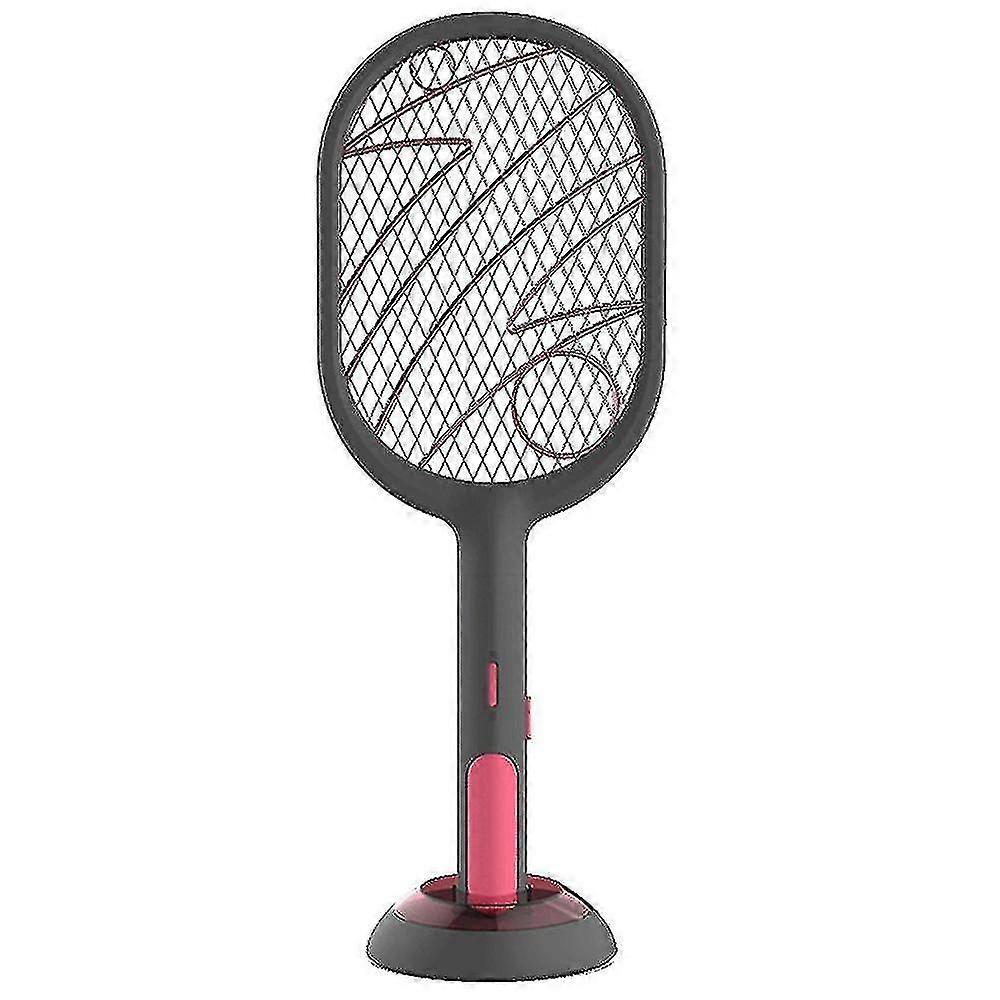 Electric Mosquito Killer, Fruit Fly Swatter Zap Pest Control Usb Rechargeable, Led Lighting, Unique 3 Layer Safety Mesh