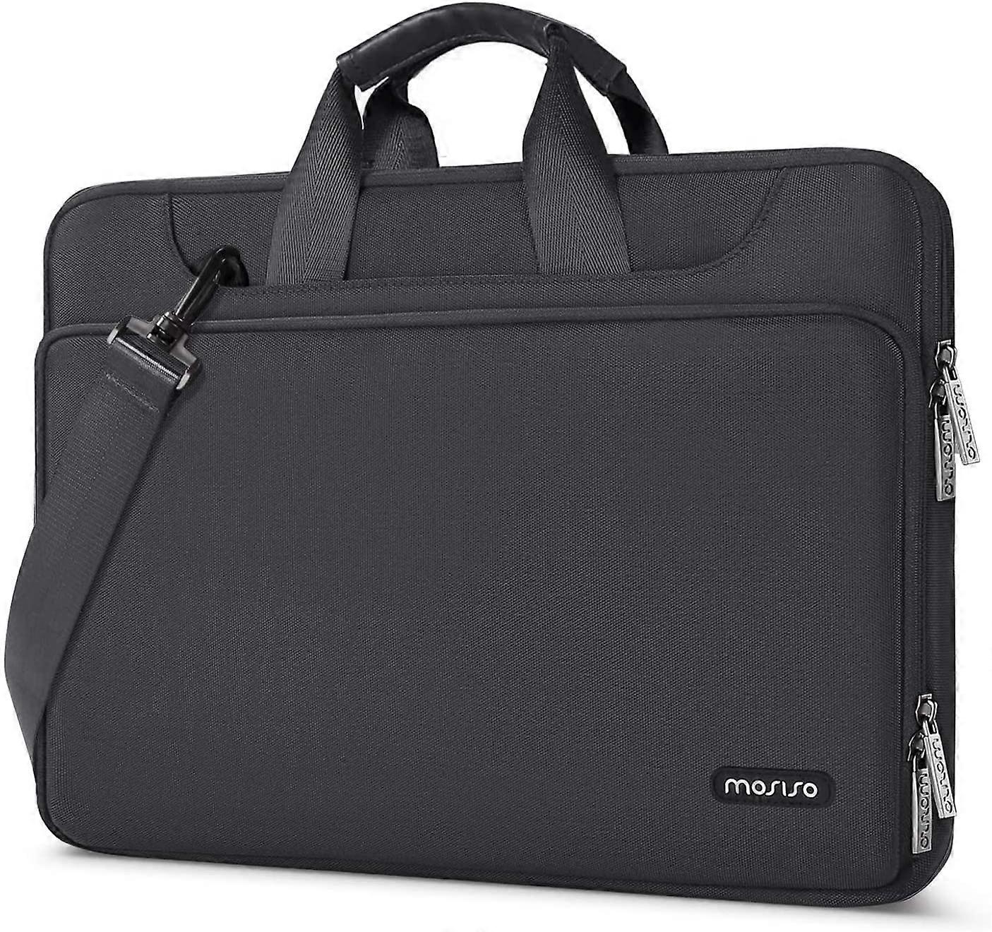 Bolsa de Ombro Protetora para Laptop Cinza 360 Compatível com MacBook Pro 14 polegadas 2021 M1 Pro/Max A2442, Compatível com MacBook Air/Pro, 13-13.3 polegadas Notebo