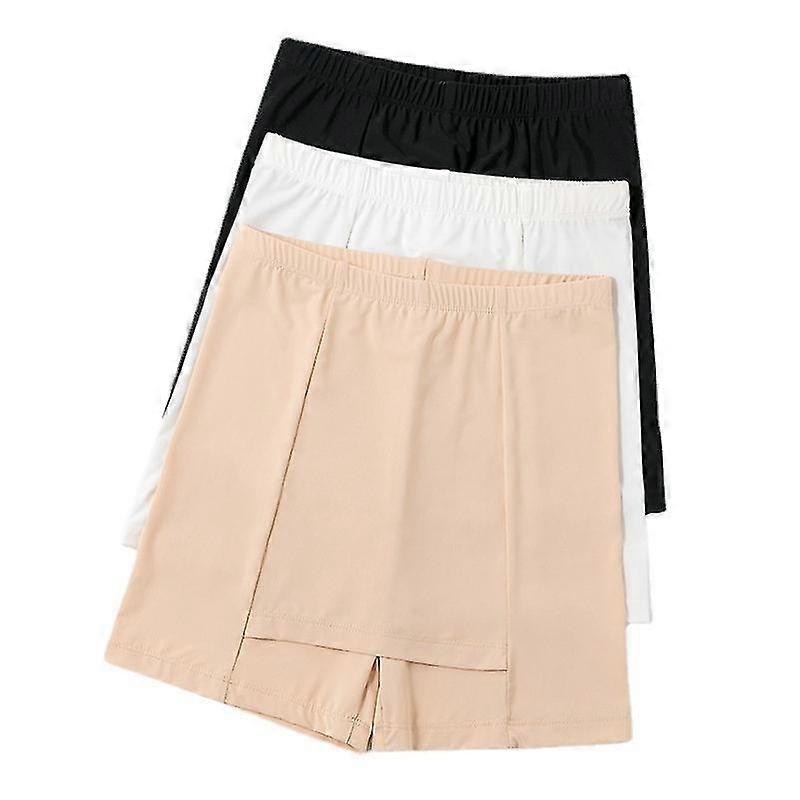 Double Layer Safety Trousers Women's Non-marking Summer Thin Invisible Bottoming Trousers