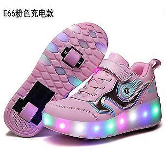 Lieferung von gewalttätigen Schuhen Doppel-Skates Männer und Frauen Kinder Flaschenzugschuhe Led Schuhe