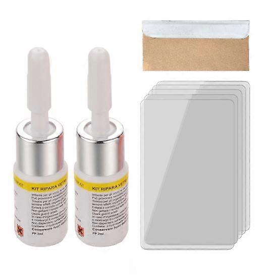 ערכת תיקון סדק שמשות כלי תיקון נוזל זכוכית חלון יעיל קל לשימוש תיקון רכב נוזל זכוכית מילוי כלי שמשה לרכב