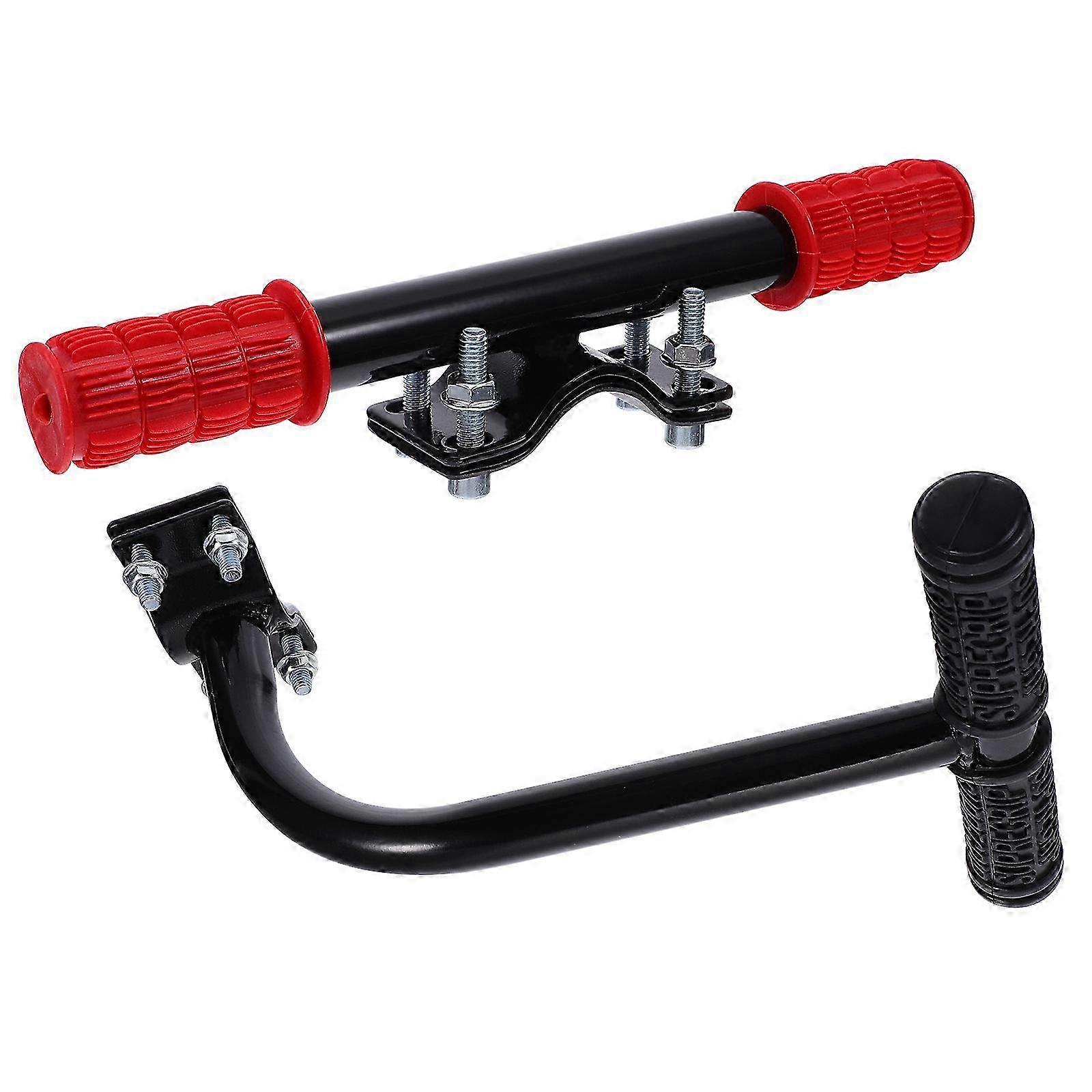 2 Pcs Sturdy Bike Armrests Creative Cycle Armrests Cycle Accessories (Black)