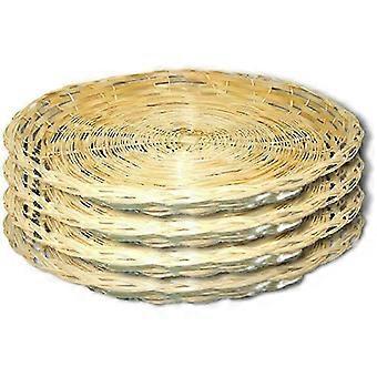4pcs Bamboo Paper Plate Holder - 10