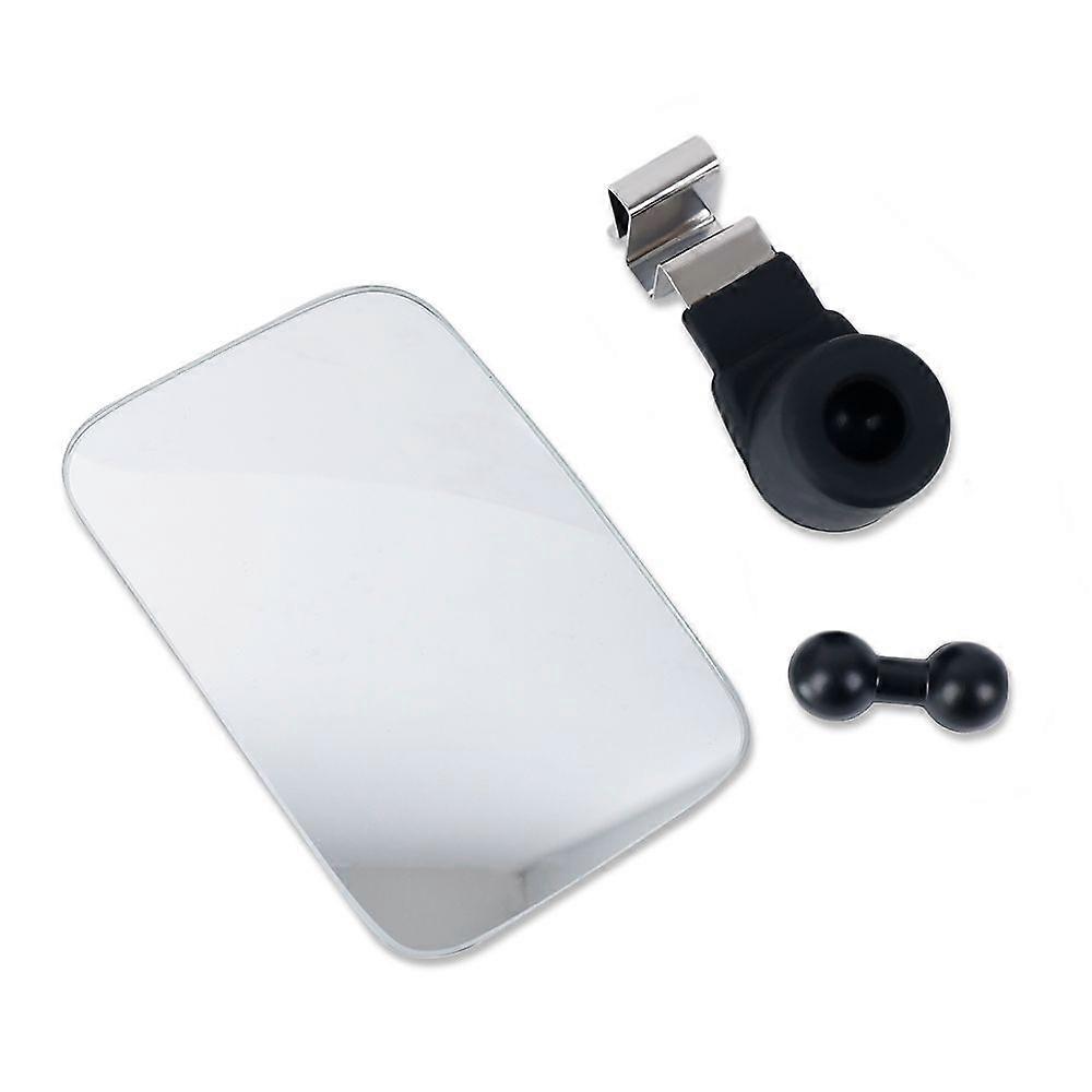 Car Interior Auxiliary Rearview Mirror Adjustable Blind Spot Mirror Door Frame Mount 360 Degree Wide Angle Mirrors