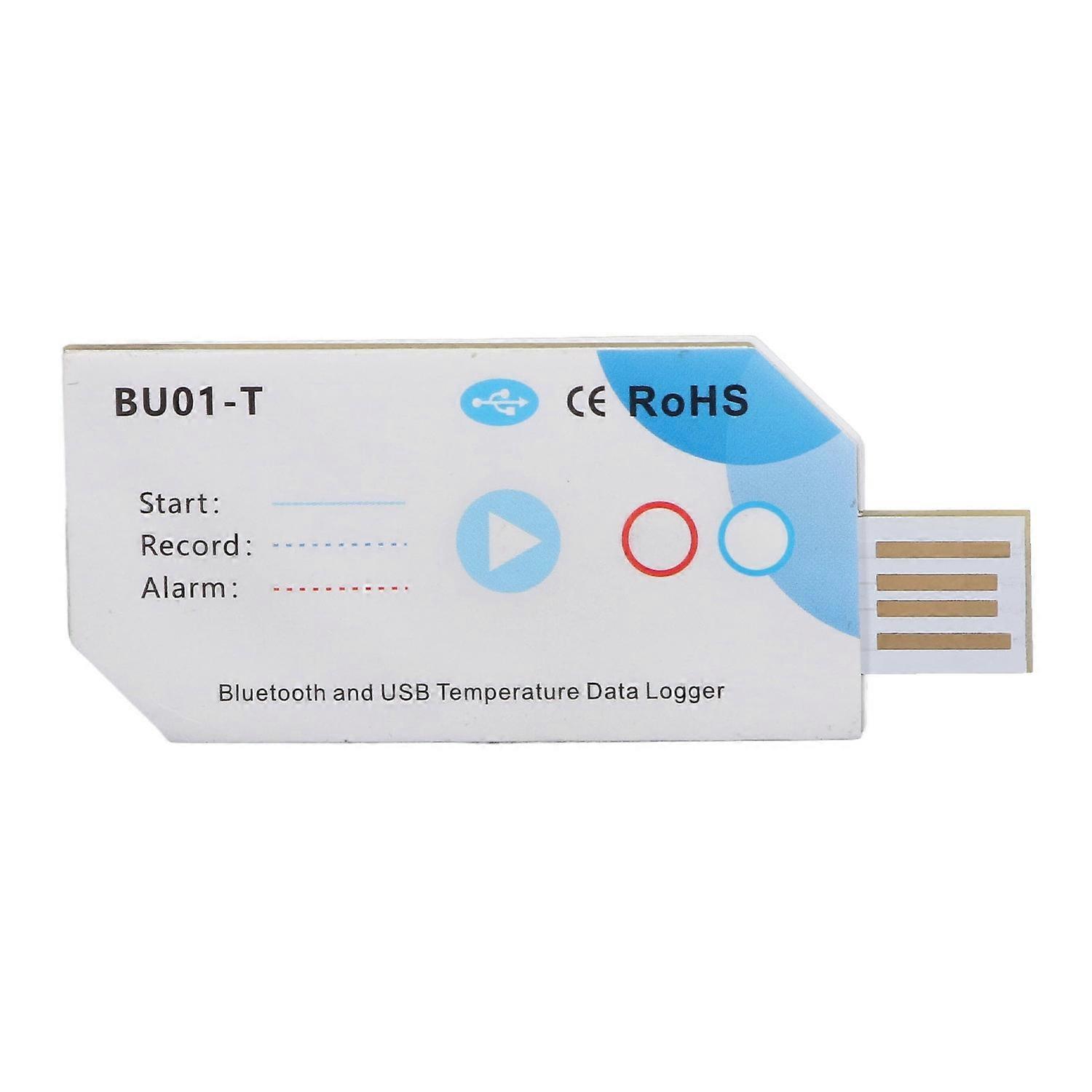 USB Temperature Humidity Data Logger BT 32000 Points Cover 120days PDF Report Disposable Temp Humidi
