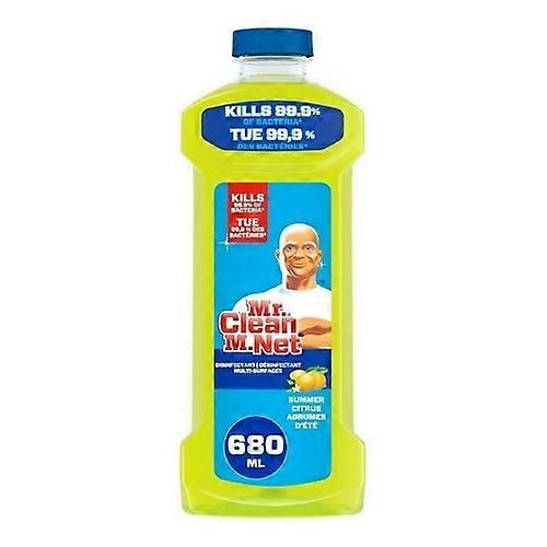 Mr. Clean Multi Surface Cleaner med citrondoft, 680 ml (fodral med 9 st)
