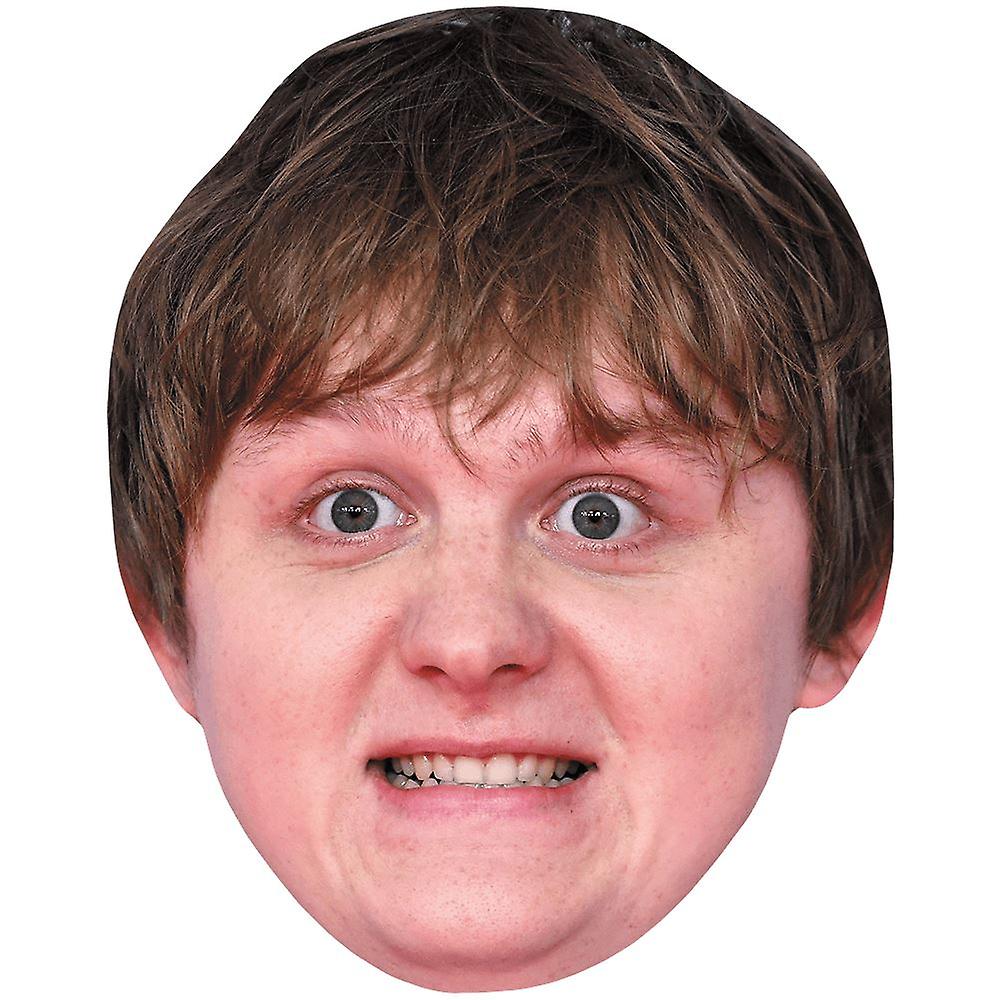 Lewis Capaldi (Teeth) Celebrity Mask, Flat Card Face