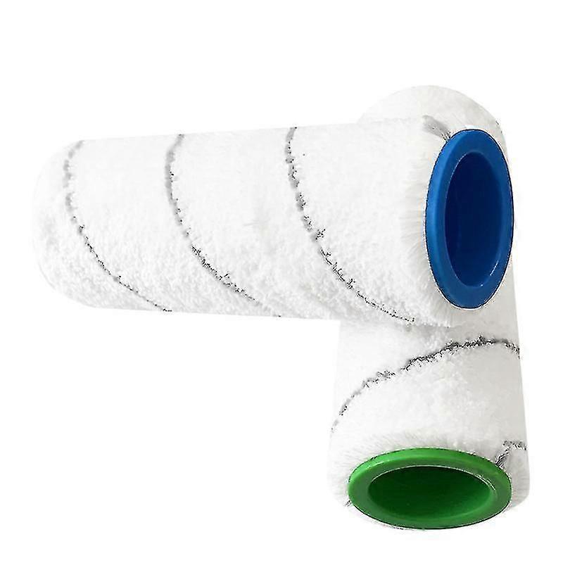 Set Of 2 Microfiber Replacement Rollers For Krcher Fc3d Fc5irisfr Hard Floor Cleaner