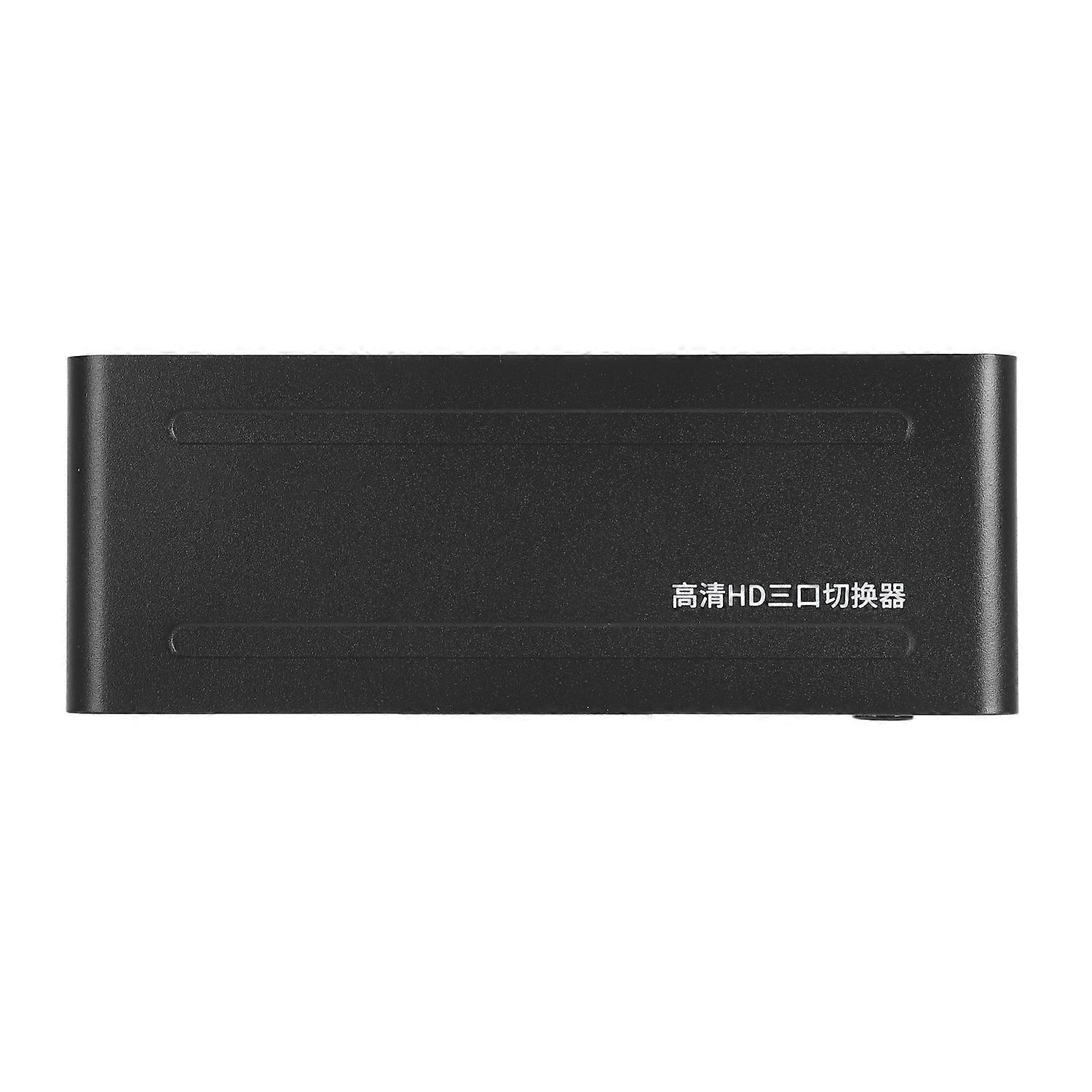4K HD Multimedia Interface Switcher Selector Box 3 in 1 Out HDCP2.2 HDR 3 Port Switch Box for Xbox 1