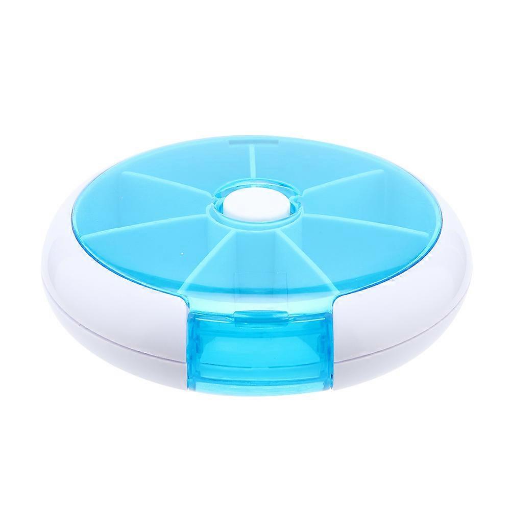 Portable Rotating 7-Day Tablet Medicine Pill Holder Organizer