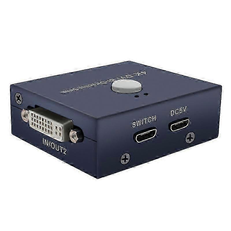 2 Monitors To 1 Device For Pc Laptop Dvr 2 Ports Dvi Manual Sharing Switch