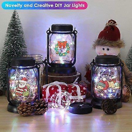 Solar Hanging Mason Jar Lights with Stakes
