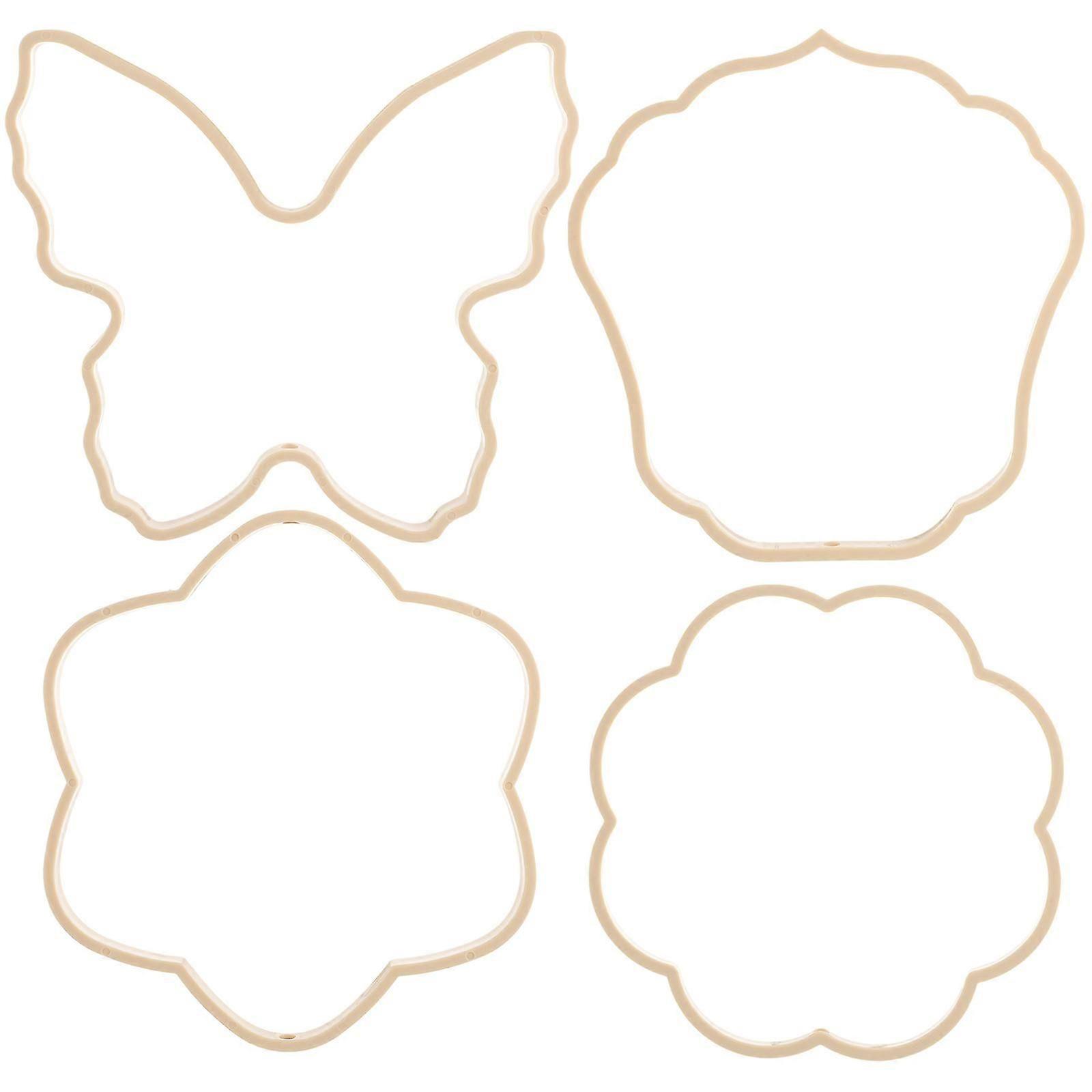 4pcs Wedding Hand Fan Making Frame Bride Hand Fan Frame Fan Making Material