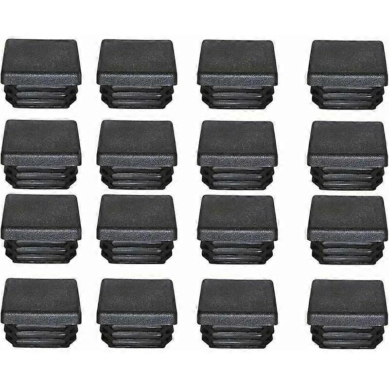 16 stk plastrørendestykker for møbler og trampoliner