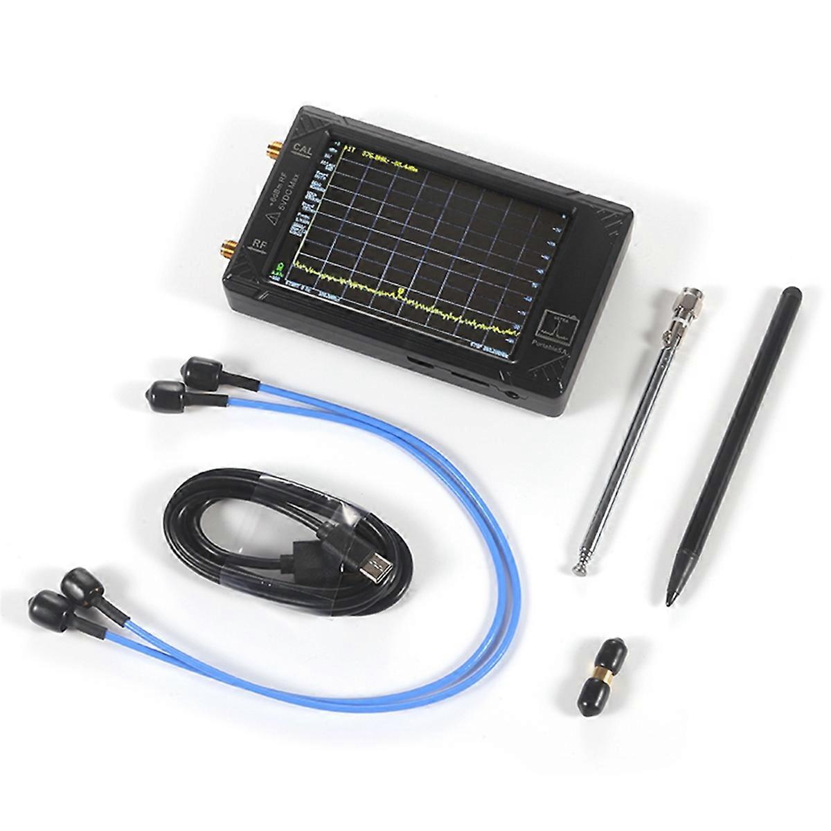 Handheld Spectrum Analyzer 100KHz to 5.3GHz ULTRA 4inch Display 2-in-1 RF Signal Generator with 32GB Card
