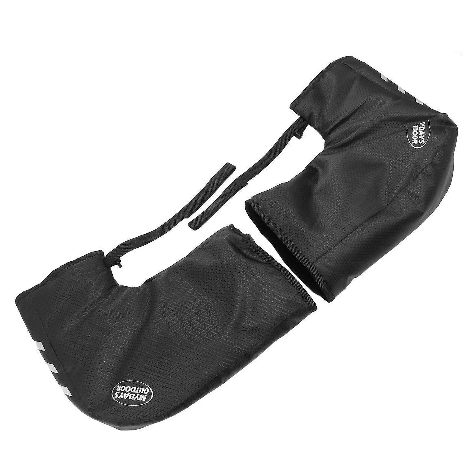 Waterproof Handlebar Gloves for Winter Cycling with Reflective Design