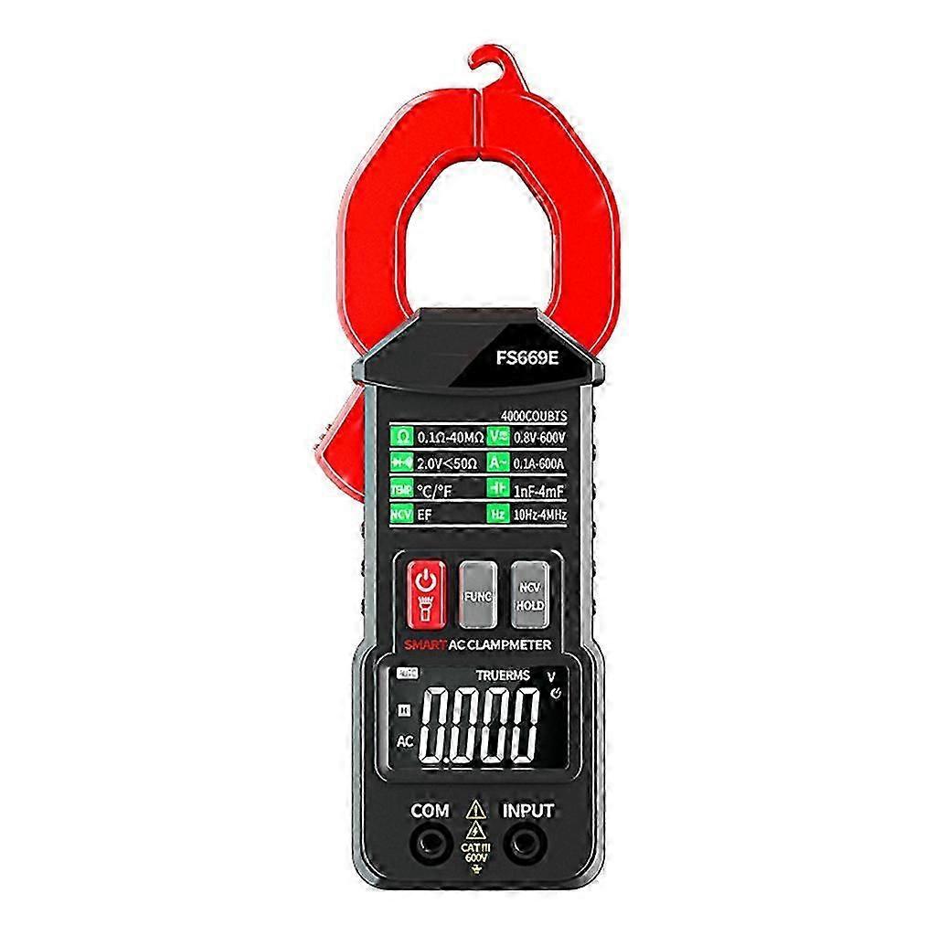 Digital Clamp Meter with High Accuracy NCV for DC/AC Current Multimeter Ammeter